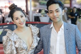 Khánh Thi khoe ngực đầy lấp ló bên chồng trẻ Phan Hiển