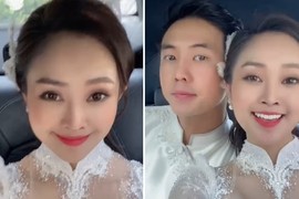 MC Thùy Linh xinh đẹp trong lễ ăn hỏi với diễn viên Hiếu Su