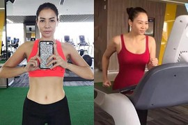 Thu Minh khoe thân hình quyến rũ nhờ chăm tập gym 