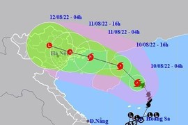 Bão số 2 di chuyển rất nhanh, từ chiều tối nay ảnh hưởng đất liền