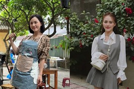 Minh Thu sành điệu ngoài đời, khác hẳn style "nội trợ" trên phim