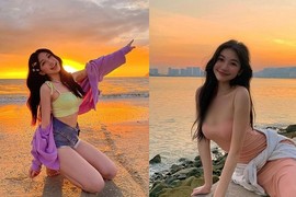 Hot girl mặc gợi cảm hút ánh nhìn bởi nét đẹp trong trẻo