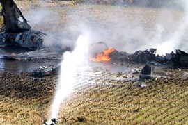 “Con hổ” F-5E Hàn Quốc đâm đầu xuống đất