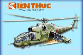 Infographic: Trực thăng tấn công Mi-24 của Việt Nam