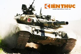 Infographic: Sức mạnh xe tăng T-90 tối tân bậc nhất thế giới