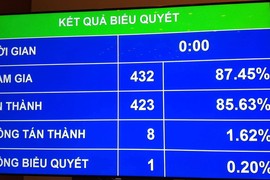 Hơn 85% ĐBQH đồng ý lùi thời gian thông qua Luật Đặc khu 