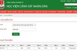 Điểm chuẩn 2018: Nữ sinh Sơn La trở thành thủ khoa HV Cảnh sát 