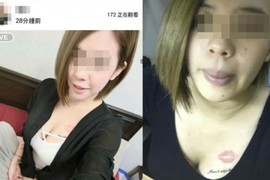 Nhan sắc thật của các hot girl qua chat video gây choáng