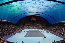 Sân tennis dưới nước đầu tiên ở Dubai