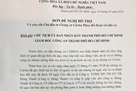 Cháy chung cư Carina Plaza: Yêu cầu chủ đầu tư "mất tích" ra mặt đối thoại