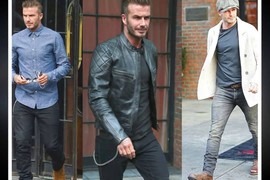 Gu thời trang sành điệu của David Beckham khi dự lễ ra mắt xe VinFast