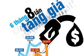 Infographic: Nhìn xăng tăng giá mà chóng mặt