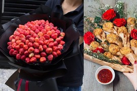 Ngắm những bó hoa Valentine từ đồ ăn khiến tín đồ hảo ngọt mê mẩn 