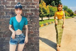 Nữ sinh Myanmar có vòng eo nhỏ khó tin chỉ 35cm nhờ gen di truyền