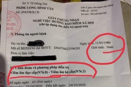 PK Đồng Nai “chẩn” nam thanh niên viêm âm đạo... viêm gì mới chuẩn?