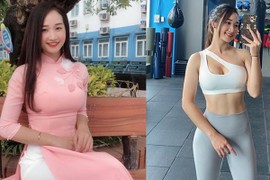 Cô giáo Hà Nội gây sốt vì vóc dáng nóng bỏng trong phòng gym