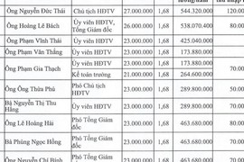 Chủ tịch NXB Giáo dục thu nhập gần 700 triệu đồng/năm