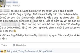 Bắt quả tang người yêu đi "săn Pokemon" trong nhà nghỉ