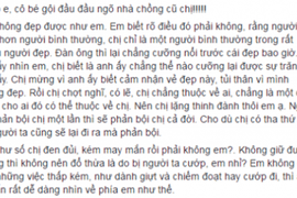 Thư “nhường chồng” cho cô nhân viên gội đầu gây “bão” mạng 