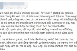 Con gái lấy chồng giàu mới là...thương bố mẹ?