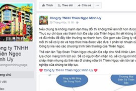 "Biến thể" mới của Thiên Ngọc Minh Uy chưa được phép bán hàng đa cấp