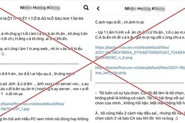 Vụ tấn công Báo điện tử VOV trên không gian mạng là hành vi khủng bố?