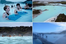 Chiêm ngưỡng nước nóng Hồ Xanh ở Iceland