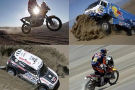 “Dựng tóc gáy” xem cuộc đua đường trường Dakar Rally 2014 qua ảnh