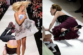 Những khoảnh khắc mẫu “muốn độn thổ” trên sàn catwalk