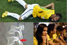 Fan Brazil bàng hoàng vì chấn thương cột sống của Neymar