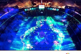 Hình ảnh siêu ấn tượng trong lễ khai mạc SEA Games 28