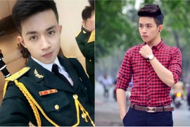 Hot boy quân phục đẹp trai bất ngờ nổi tiếng