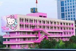 Thực hư tin một loạt trường đại học ở HN phủ sơn hồng