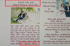 Thiệp cưới "lệnh truy nã" của cặp đôi Tuyên Quang