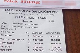 Nhà hàng Đà Nẵng "chặt chém" khách 6 triệu/bữa ăn bị "xử"