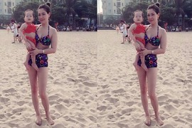 Bà ngoại U40 trẻ trung, xinh đẹp như gái đôi mươi