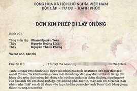 "Đơn xin phép lấy chồng" gửi sếp của nhân viên khiến dân mạng phì cười