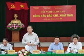 Hội nghị giao ban công tác báo chí, xuất bản năm 2022