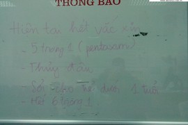 Hà Nội: Nhiều loại vắc xin “cháy” hàng