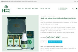 Nước súc miệng Hoàng Hường Care Medic “nổ” như thuốc... “tận thu” người tiêu dùng?