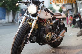 Honda CB1000 độ cafe racer phủ vàng của dân chơi Sài Gòn