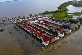 Hình ảnh bão lụt tàn phá Mexico