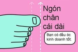 Nhìn bàn chân, đoán tính cách chủ nhân