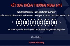 Kết quả xổ số Vietlott mới nhất ngày 12/7: Giải Jackpot vẫn chờ chủ nhân