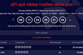 Kết quả Vietlott mới nhất: Giải Jackpot 27 tỷ tìm được chủ?