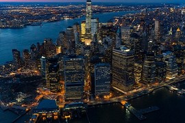 Hình ảnh kinh ngạc nhà chọc trời ở New York nhìn từ trên cao