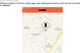 Mất trộm iPhone X ở Mỹ, 4 tuần sau thấy ở... Việt Nam