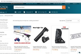 Sốc nặng Lazada ngang nhiên rao bán hàng cấm gây sát thương