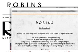 Robins online hoành tráng thế nào trước khi đóng cửa ở Việt Nam?