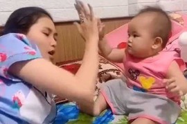 Dì dạy cháu “không mê trai”, thái độ của bé gái gây thích thú